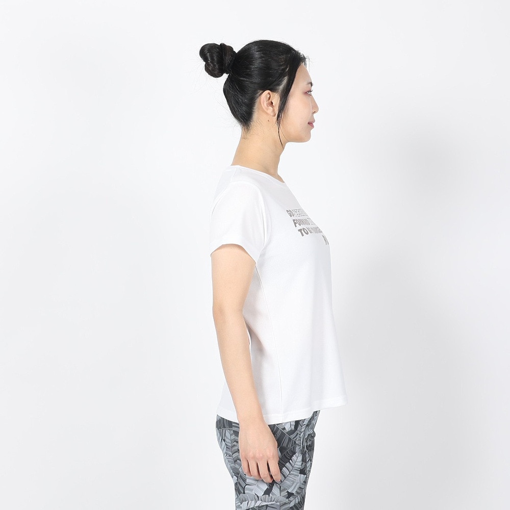 ロキシー（ROXY）（レディース）半袖Tシャツ BE YOURSELF 24SPRST241536WHT
