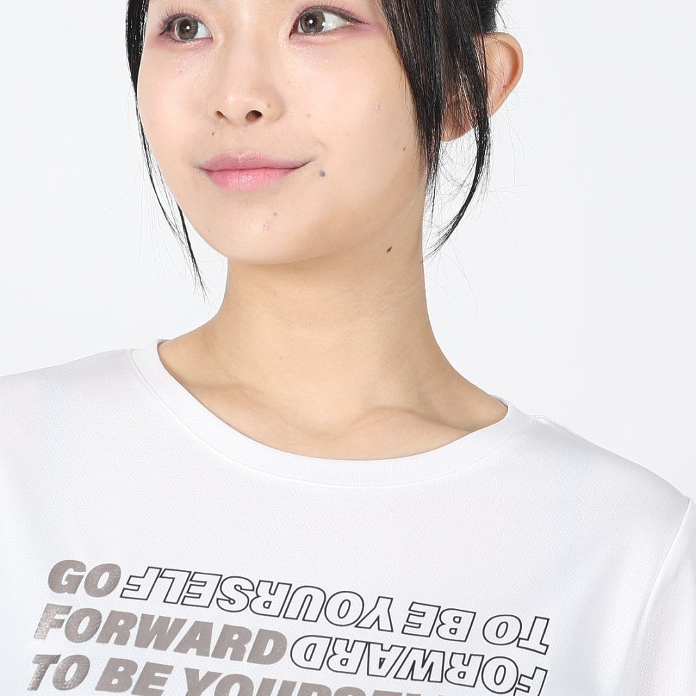 ロキシー（ROXY）（レディース）半袖Tシャツ BE YOURSELF 24SPRST241536WHT