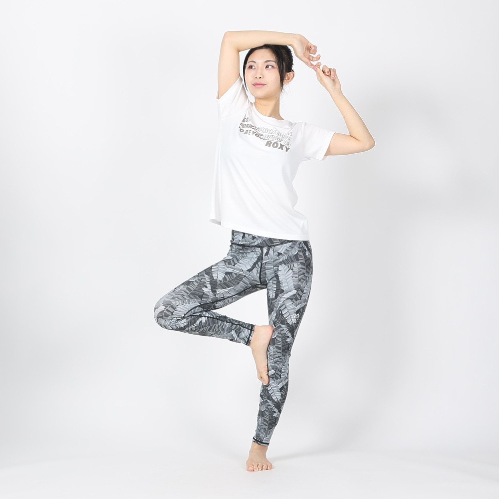ロキシー（ROXY）（レディース）半袖Tシャツ BE YOURSELF 24SPRST241536WHT