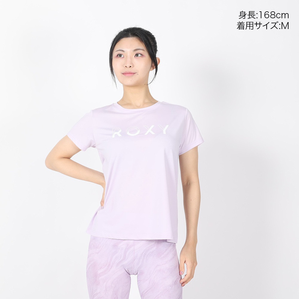 ロキシー（ROXY）（レディース）半袖Tシャツ ONESELF 24SPRST241537LAV