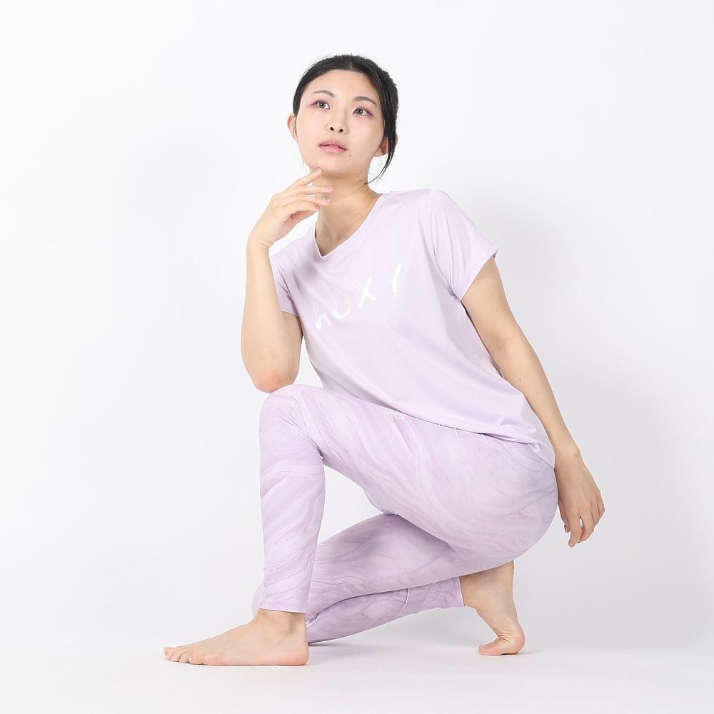 ロキシー（ROXY）（レディース）半袖Tシャツ ONESELF 24SPRST241537LAV