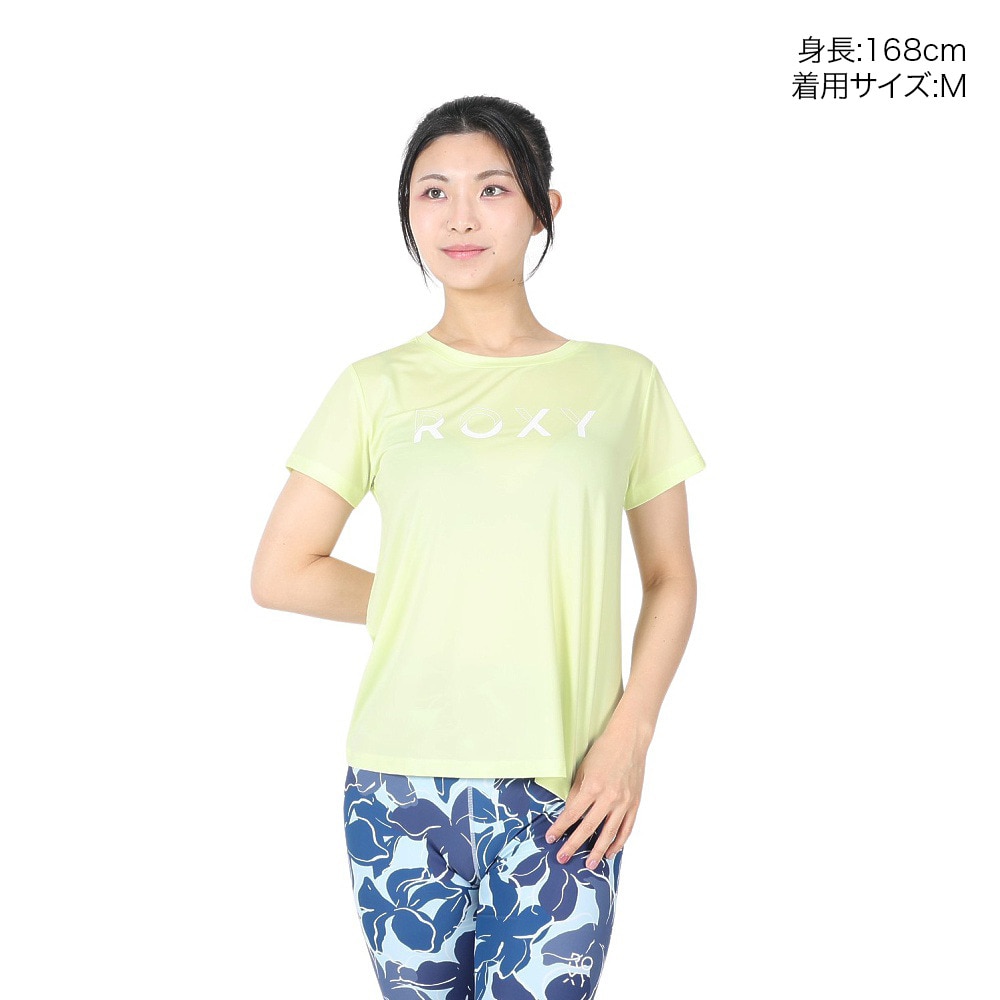ロキシー（ROXY）（レディース）半袖Tシャツ ONESELF 24SPRST241537LIM