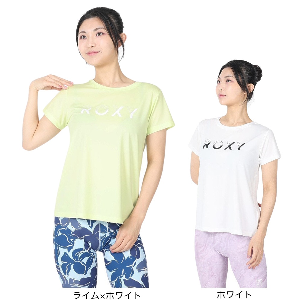 ロキシー（ROXY）（レディース）半袖Tシャツ ONESELF 24SPRST241537LIM