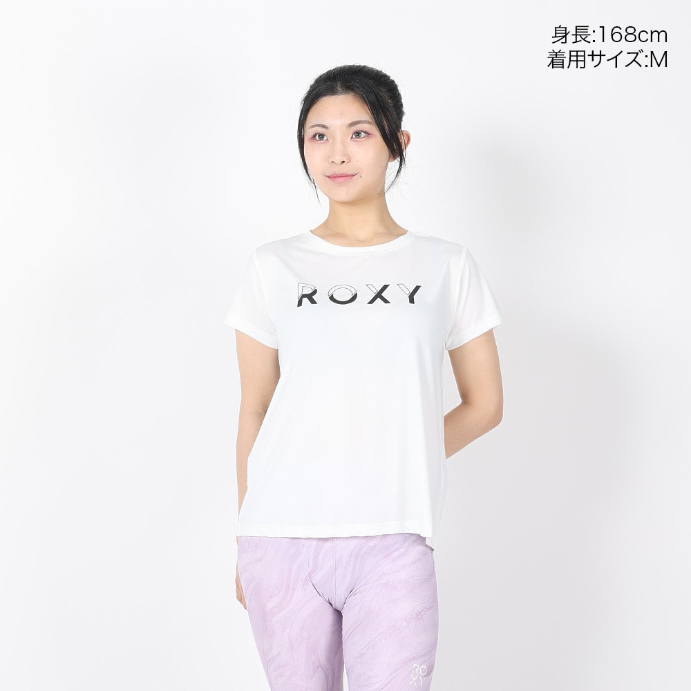 ロキシー（ROXY）（レディース）半袖Tシャツ ONESELF 24SPRST241537WHT