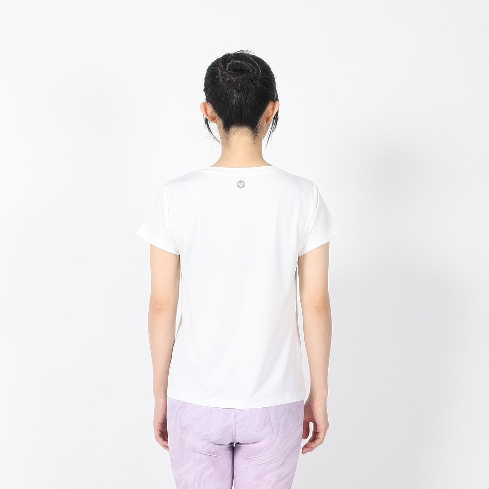 ロキシー（ROXY）（レディース）半袖Tシャツ ONESELF 24SPRST241537WHT