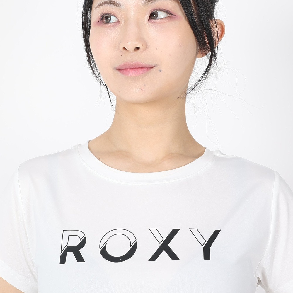 ロキシー（ROXY）（レディース）半袖Tシャツ ONESELF 24SPRST241537WHT