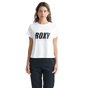 ロキシー（ROXY）（レディース）冷感 半袖Tシャツ MY WAY 24SPRST241543WHT