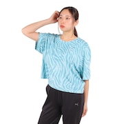 (レディース)TRAIN FAVORITE AOP クロップ Tシャツ 523659