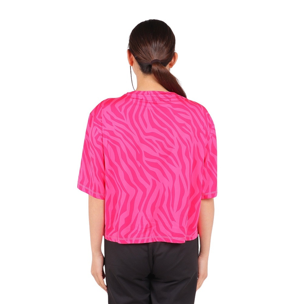 プーマ（PUMA）（レディース）TRAIN FAVORITE AOP クロップ Tシャツ 523659 49 ROS