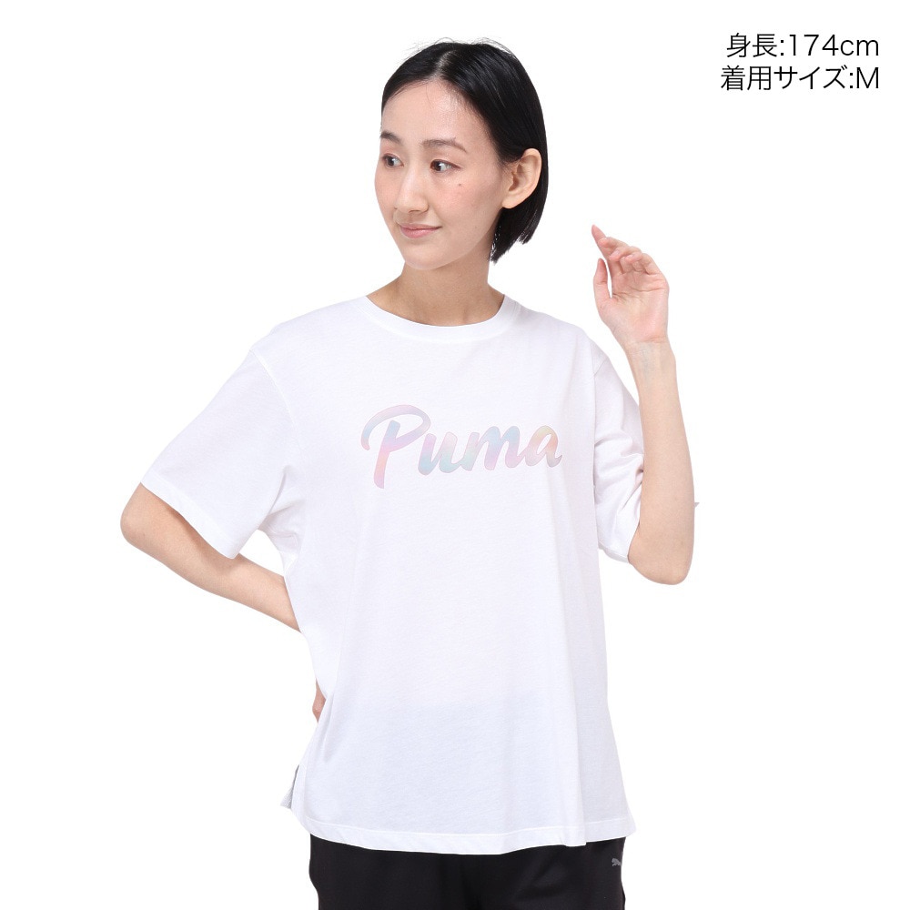 プーマ（PUMA）（レディース）SUMMER DAZE Tシャツ 半袖 525434 02 WHT