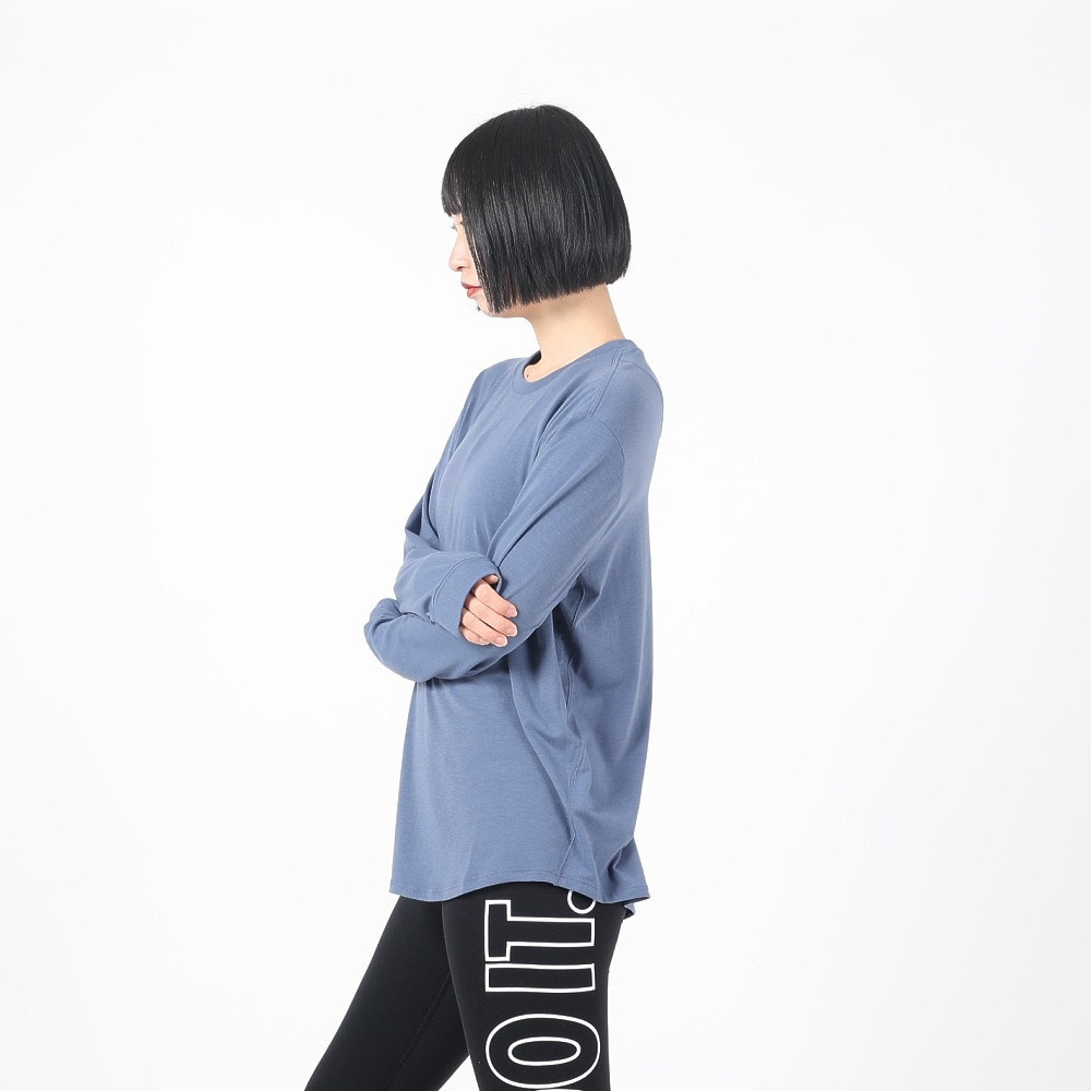 ナイキ（NIKE）（レディース）One Relaxed ドライフィット 長袖トップ FN2818-491