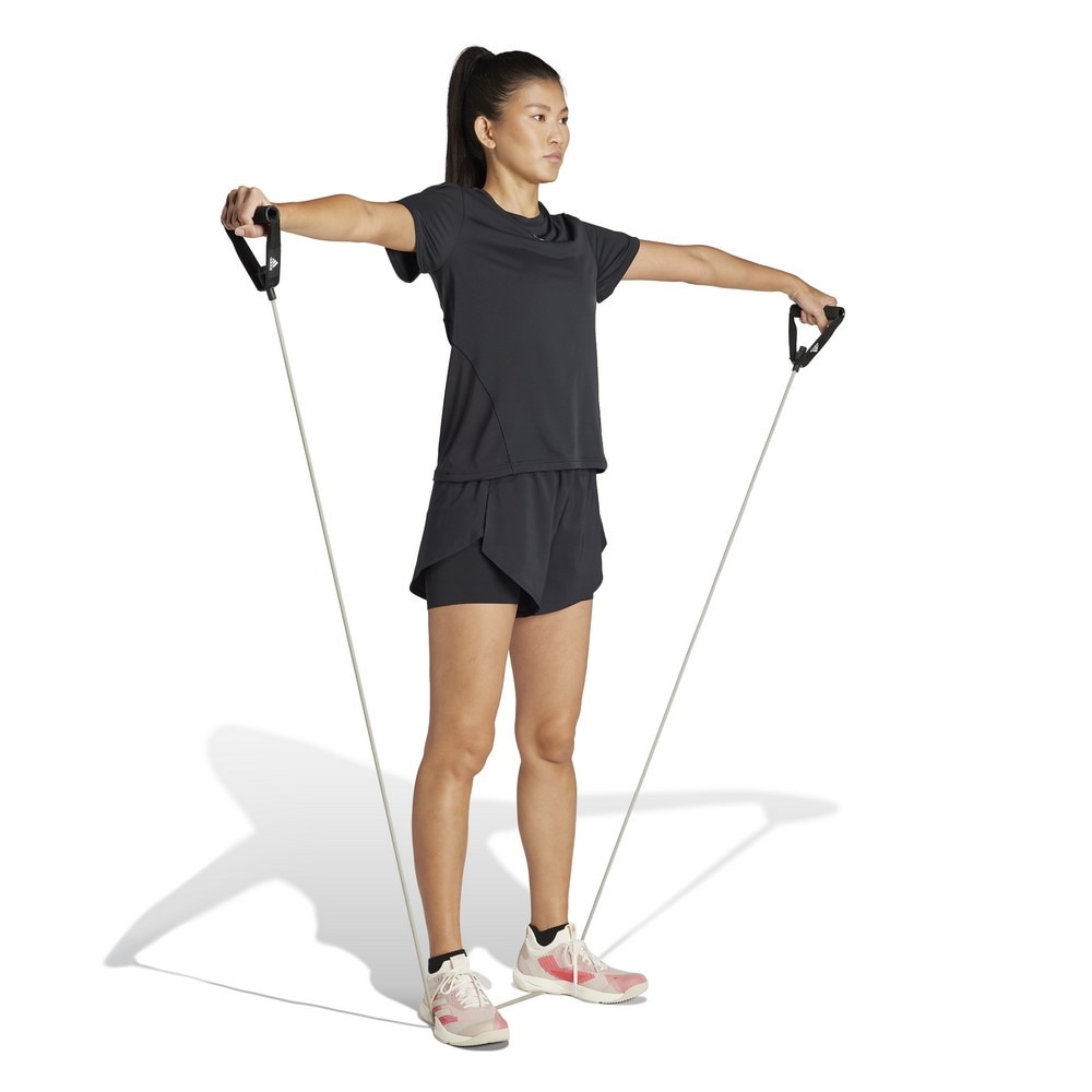 アディダス（adidas）（レディース）デザイン トレーニング 半袖Tシャツ KLQ91-IQ2654