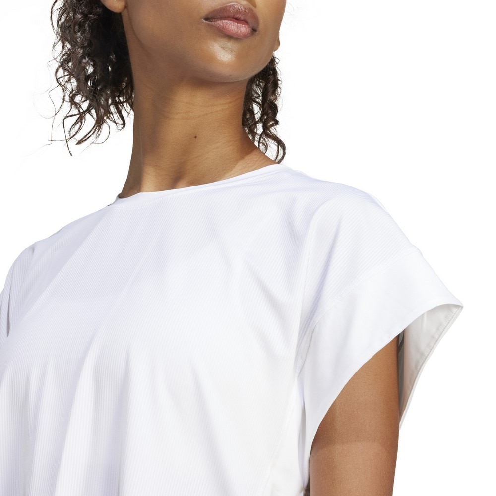 アディダス（adidas）（レディース）YOGA スタジオ 半袖Tシャツ KNS52-IS2978