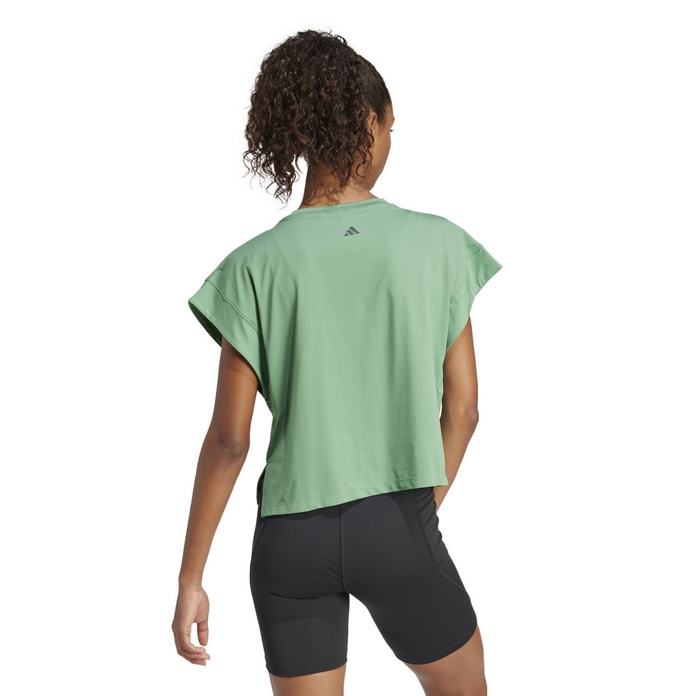 アディダス（adidas）（レディース）YOGA スタジオ 半袖Tシャツ KNS52-IS2980