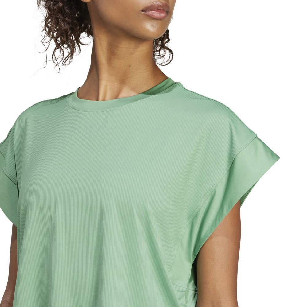 アディダス（adidas）（レディース）YOGA スタジオ 半袖Tシャツ KNS52-IS2980