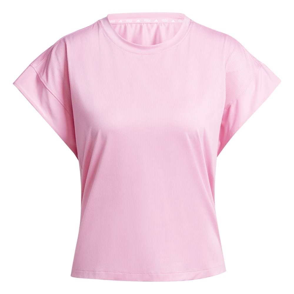 アディダス（adidas）（レディース）YOGA スタジオ 半袖Tシャツ KNS52-IS2983