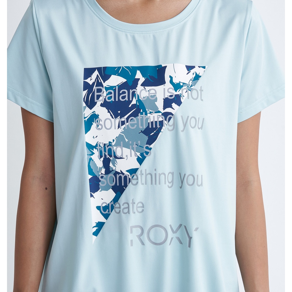 ロキシー（ROXY）（レディース）FLAMINGO TEE 水陸両用 速乾 UVカット 半袖Tシャツ 24SURST242508GRN