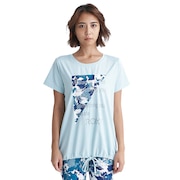 ロキシー（ROXY）（レディース）FLAMINGO TEE 水陸両用 速乾 UVカット 半袖Tシャツ 24SURST242508GRN