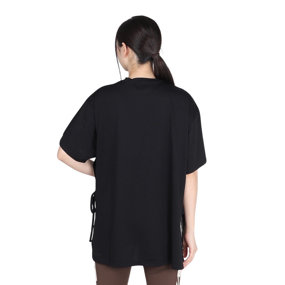 ハーレー（HURLEY）（レディース）ファントム オーバーサイズド サイド リボン Tシャツ WUT2421005-BLK