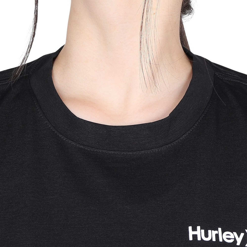 ハーレー（HURLEY）（レディース）ファントム オーバーサイズド サイド リボン Tシャツ WUT2421005-BLK