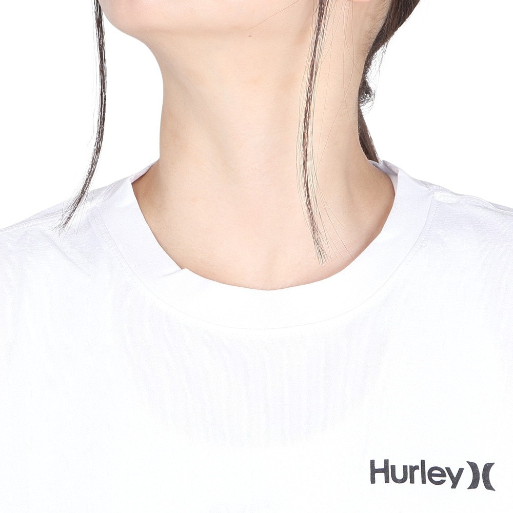 ハーレー（HURLEY）（レディース）ファントム オーバーサイズド サイド リボン Tシャツ WUT2421005-WHT