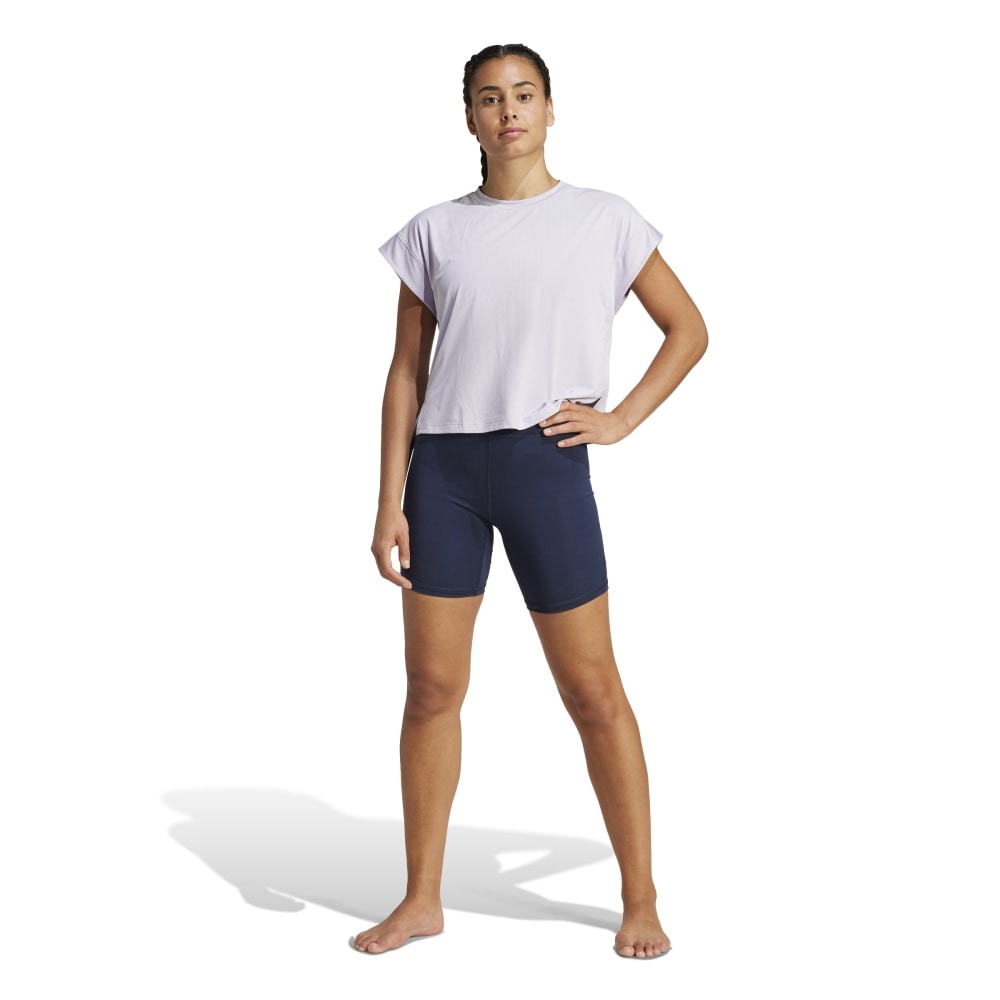 アディダス（adidas）（レディース）YOGA スタジオ Tシャツ KNS52-IX0497