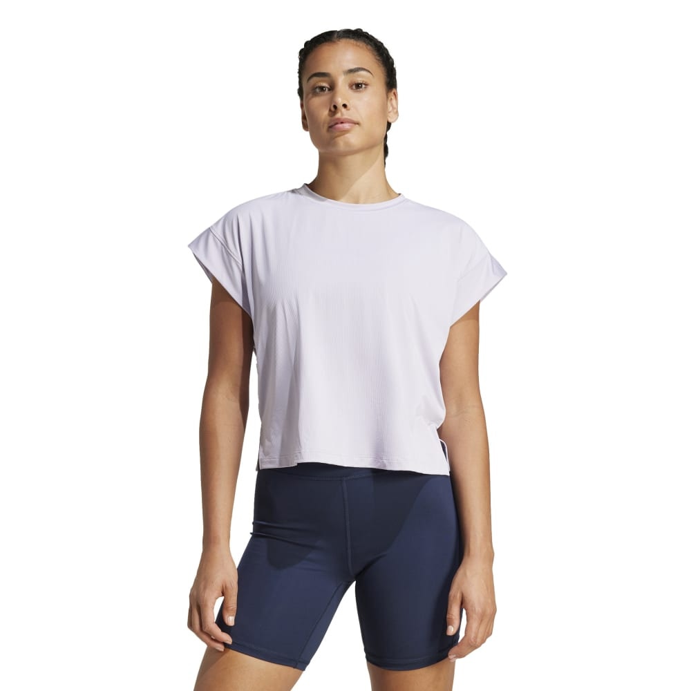 アディダス（adidas）（レディース）YOGA スタジオ Tシャツ KNS52-IX0497