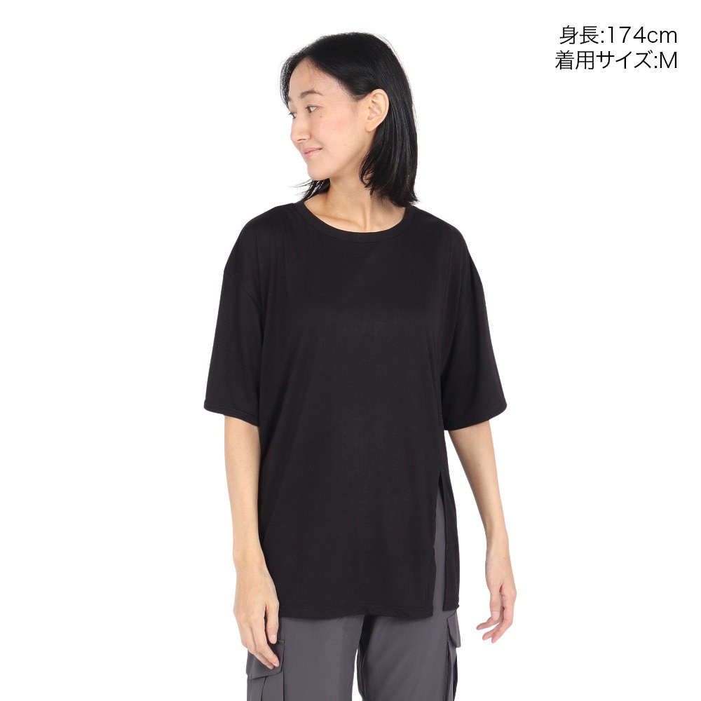 ジーフィット（G-FIT）（レディース）リラックスフィット ショートスリーブトップ GA-C669TS-B