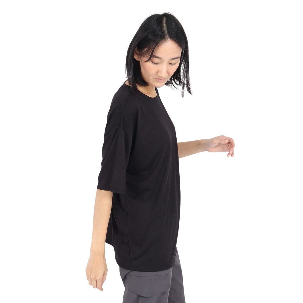 ジーフィット（G-FIT）（レディース）リラックスフィット ショートスリーブトップ GA-C669TS-B