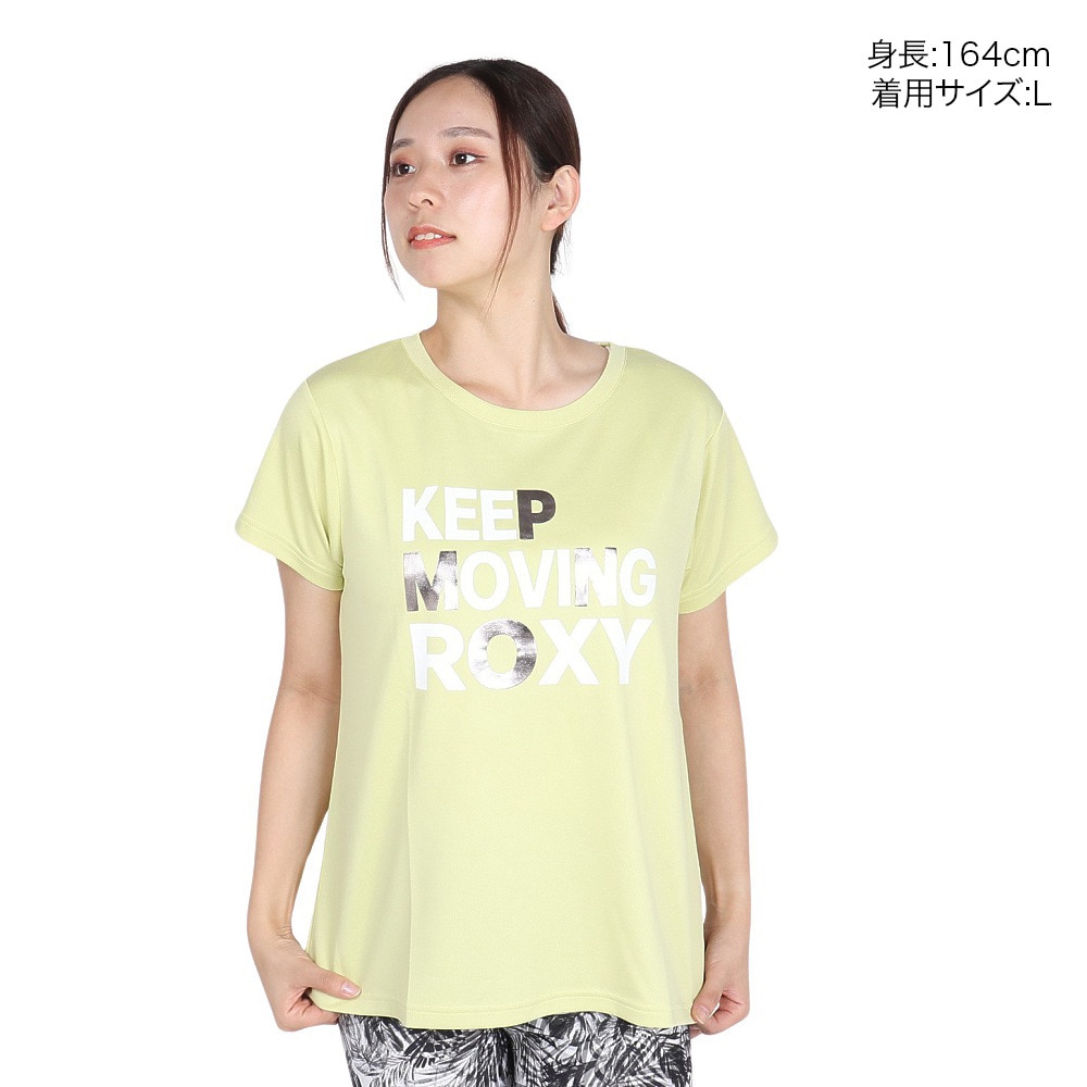 ロキシー（ROXY）（レディース）KEEP MOVING Tシャツ 24FWRST244532LIM