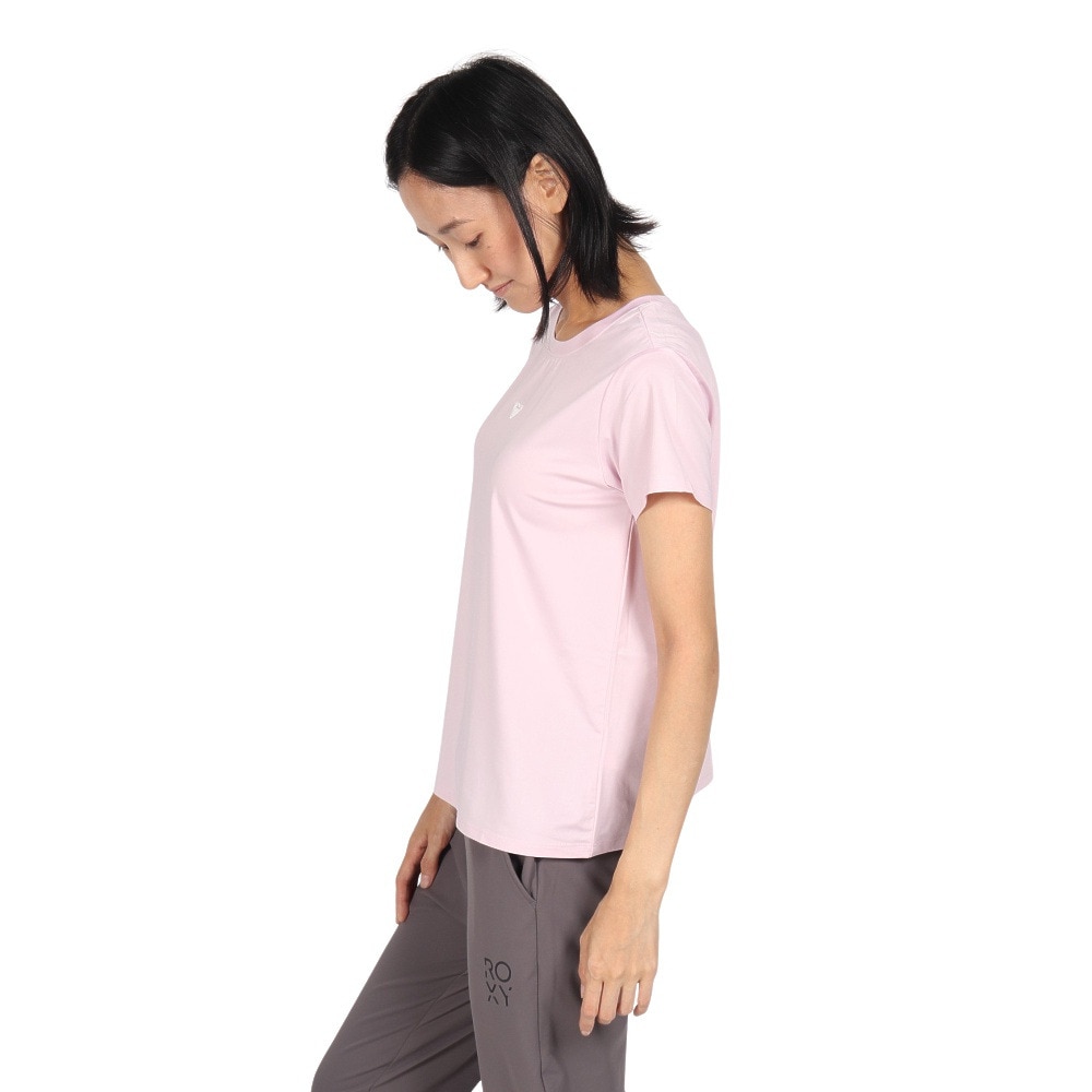 ロキシー（ROXY）（レディース）水陸両用 速乾 UVカット Tシャツ FEEL YOUR CHAKRA 24FWRST244533PNK