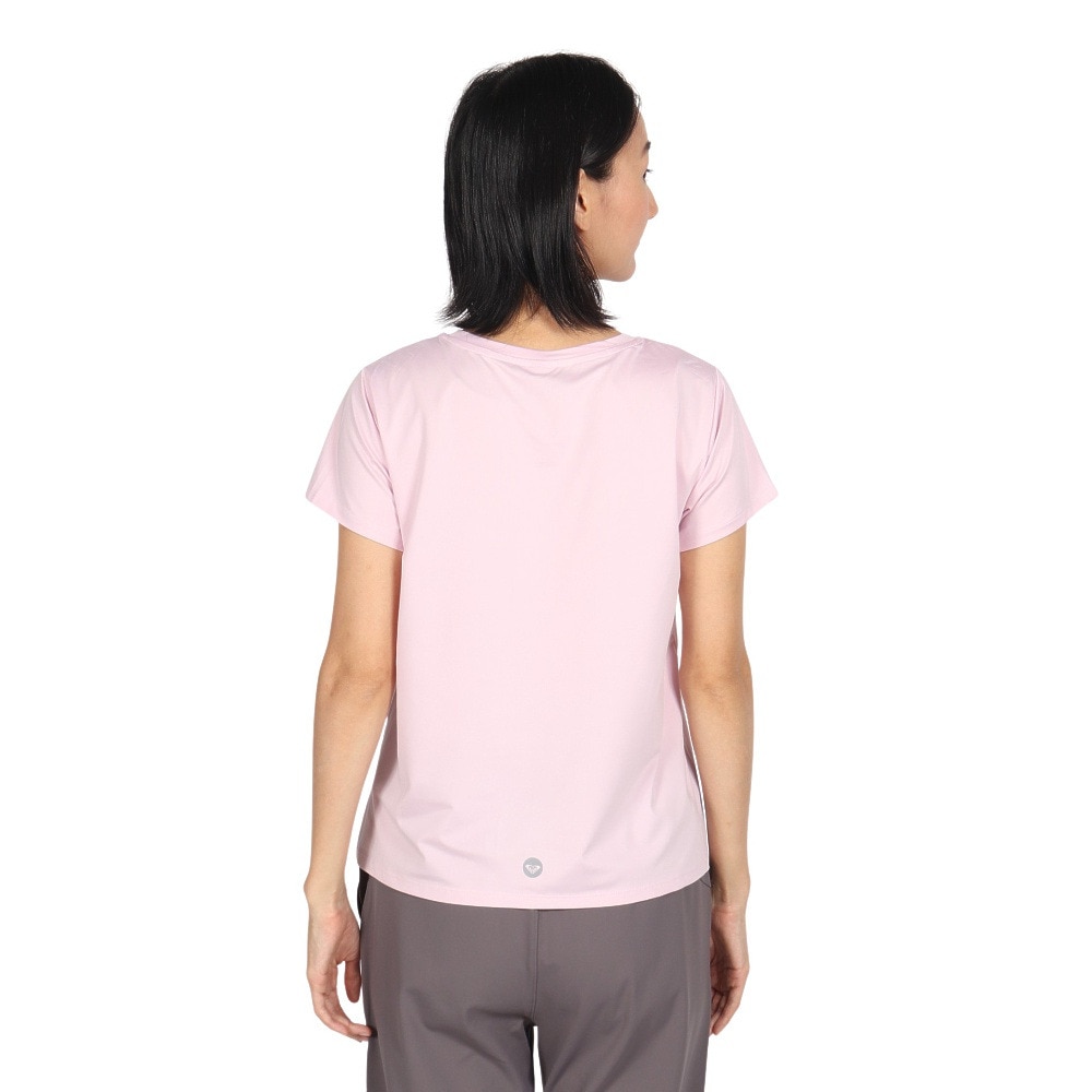 ロキシー（ROXY）（レディース）水陸両用 速乾 UVカット Tシャツ FEEL YOUR CHAKRA 24FWRST244533PNK