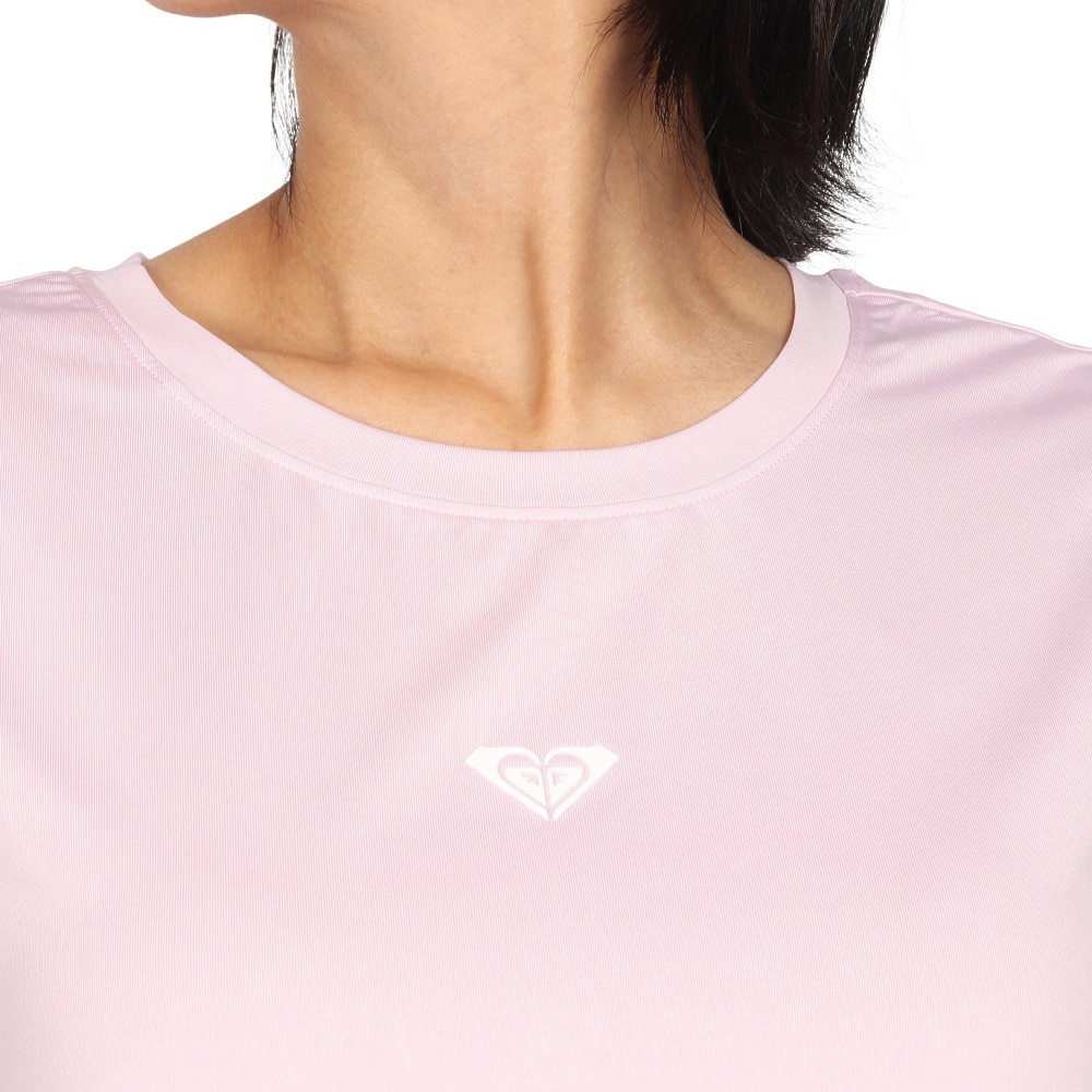 ロキシー（ROXY）（レディース）水陸両用 速乾 UVカット Tシャツ FEEL YOUR CHAKRA 24FWRST244533PNK