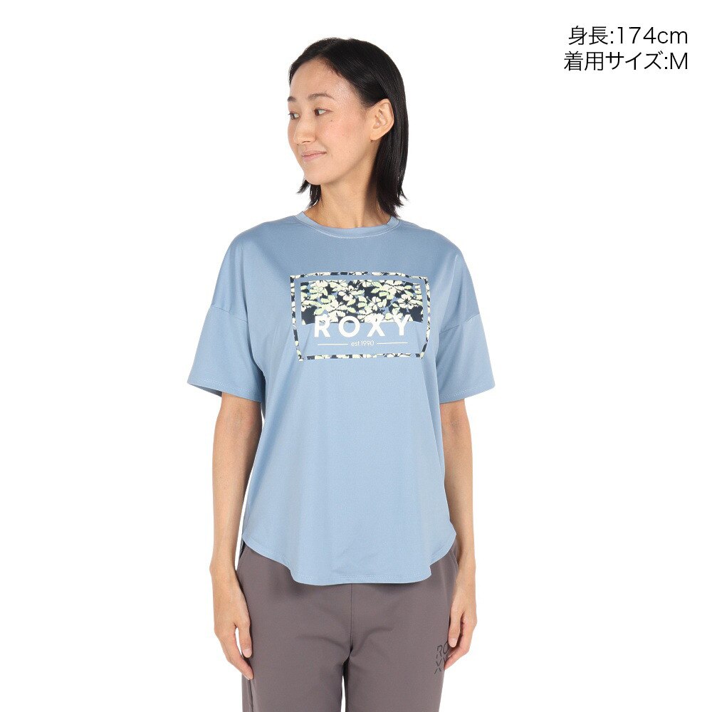 ロキシー（ROXY）（レディース）速乾 水陸両用 半袖Tシャツ HEALING TIME 24FWRST244518BLU