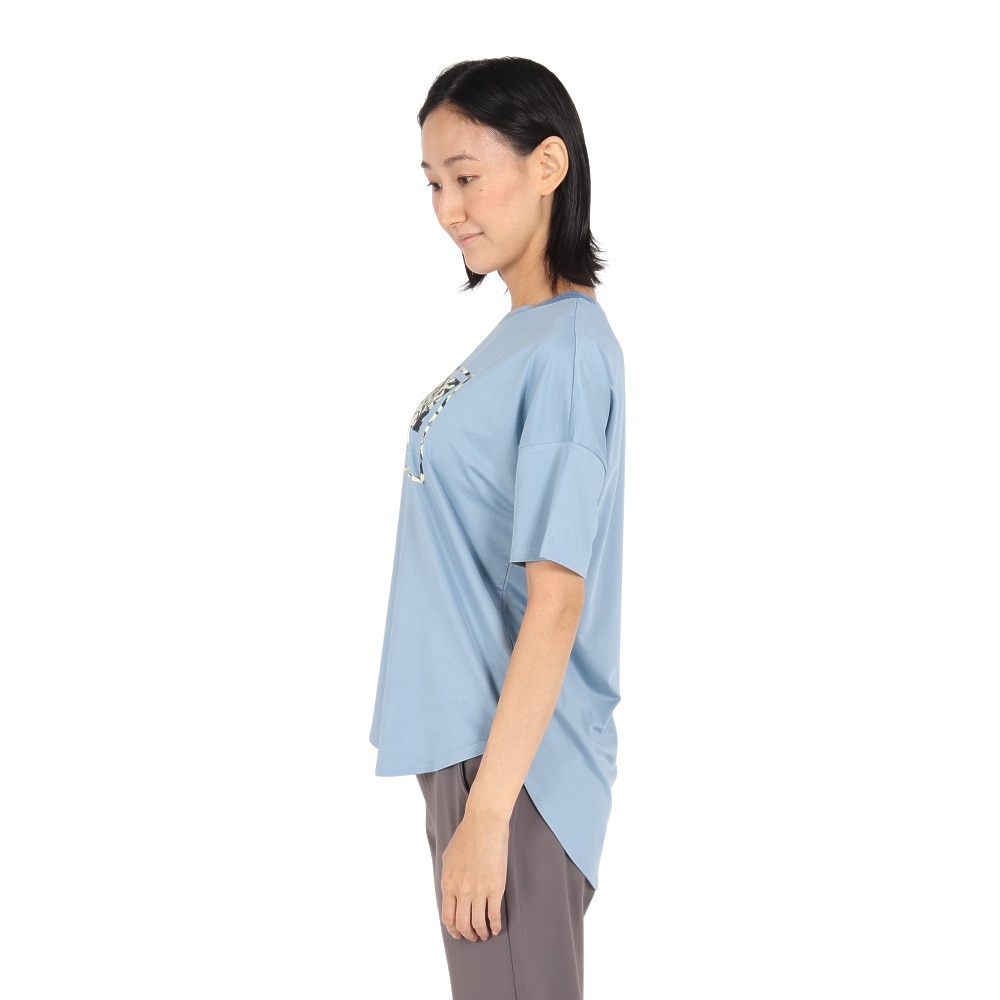 ロキシー（ROXY）（レディース）速乾 水陸両用 半袖Tシャツ HEALING TIME 24FWRST244518BLU