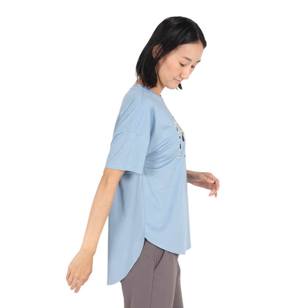 ロキシー（ROXY）（レディース）速乾 水陸両用 半袖Tシャツ HEALING TIME 24FWRST244518BLU