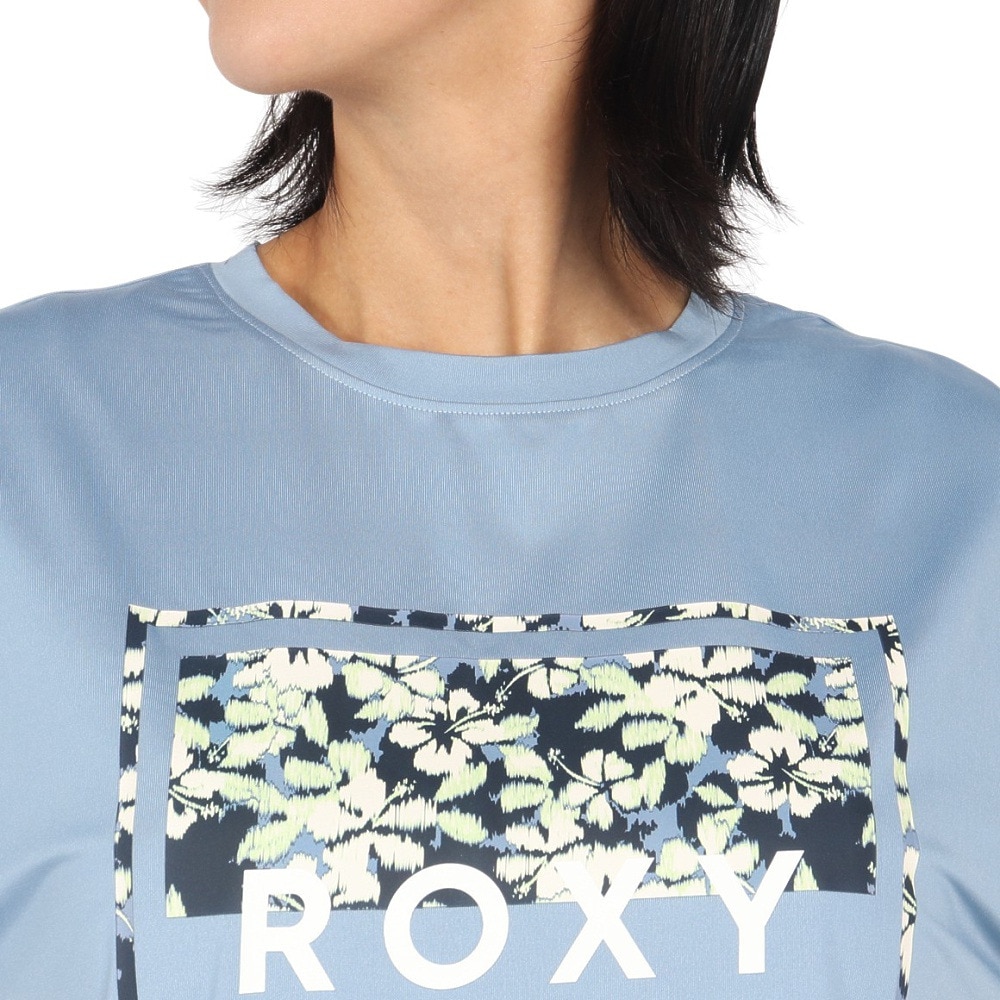 ロキシー（ROXY）（レディース）速乾 水陸両用 半袖Tシャツ HEALING TIME 24FWRST244518BLU