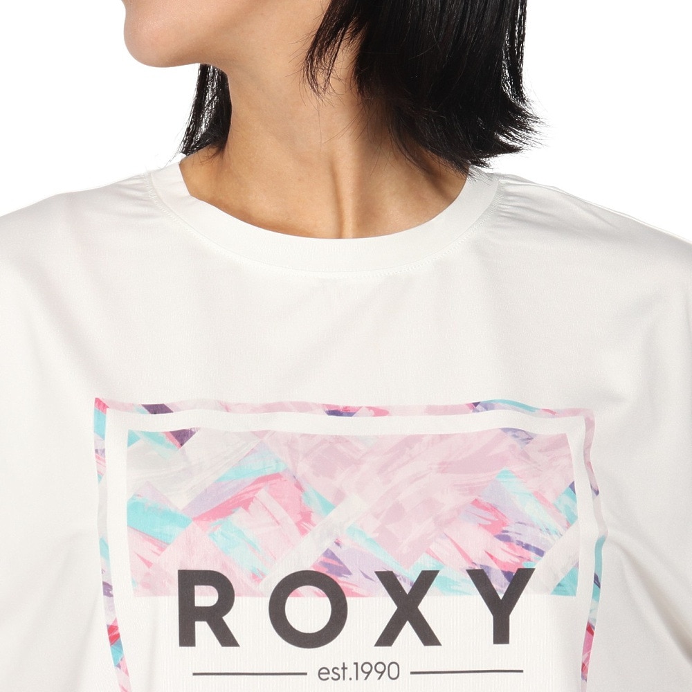 ロキシー（ROXY）（レディース）速乾 水陸両用 半袖Tシャツ HEALING TIME 24FWRST244518WHT