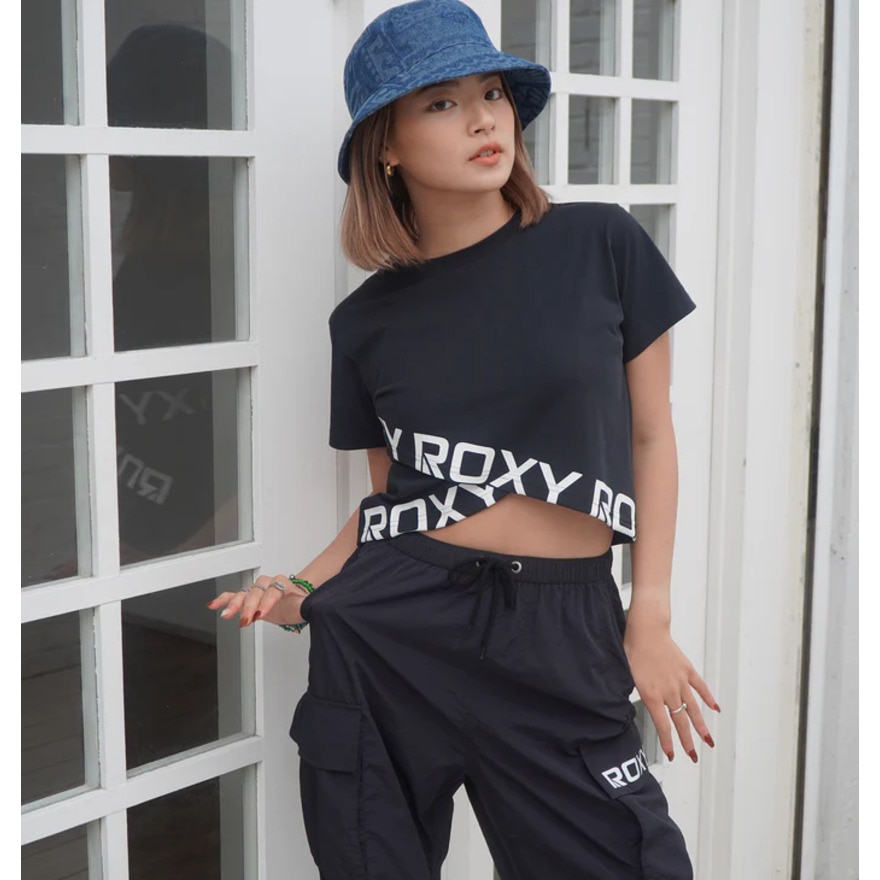ロキシー（ROXY）（レディース）速乾 Tシャツ BIG DEAL 半袖Tシャツ 24FWRST244548BLK