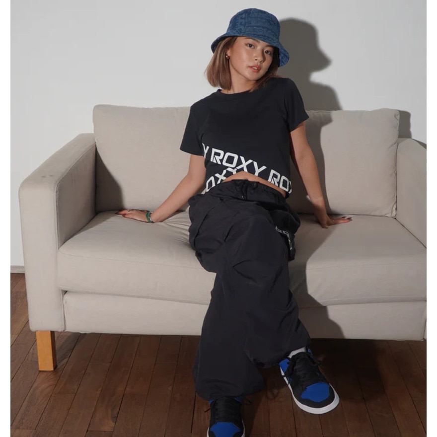 ロキシー（ROXY）（レディース）速乾 Tシャツ BIG DEAL 半袖Tシャツ 24FWRST244548BLK