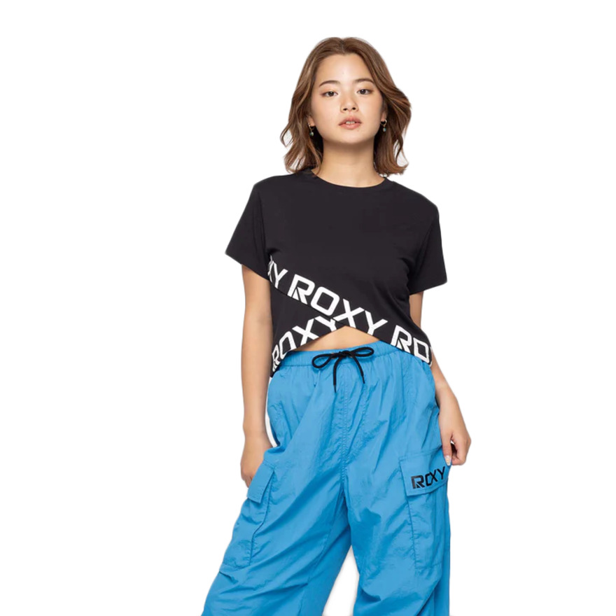 (レディース)速乾 Tシャツ BIG DEAL 半袖Tシャツ 24FWRST244548BLK