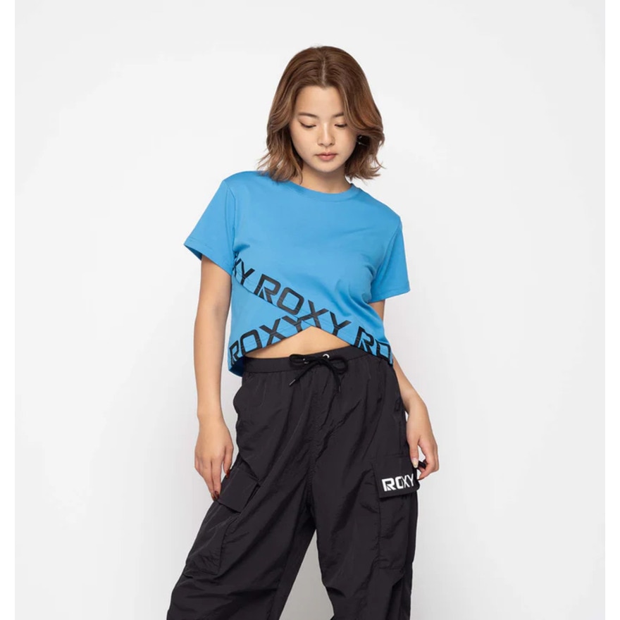 ロキシー（ROXY）（レディース）速乾 Tシャツ BIG DEAL 半袖Tシャツ 24FWRST244548BLU