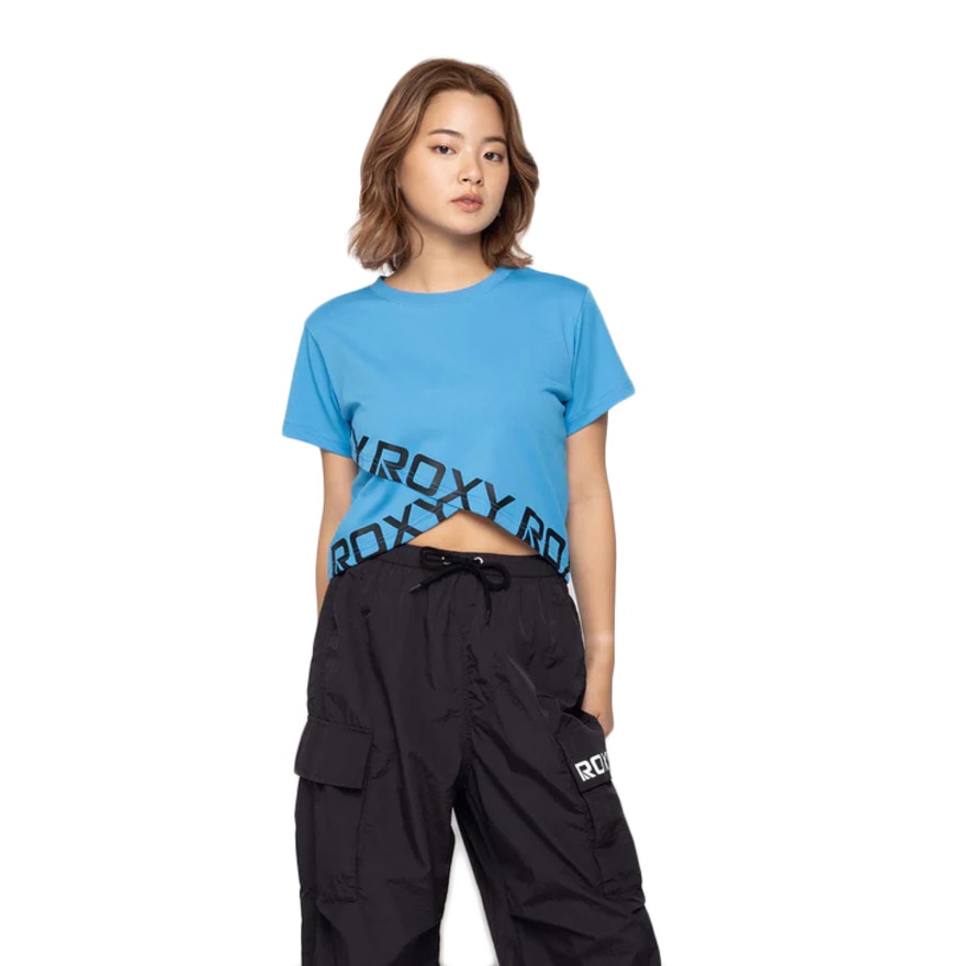 ロキシー（ROXY）（レディース）速乾 Tシャツ BIG DEAL 半袖Tシャツ 24FWRST244548BLU