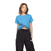 (レディース)速乾 Tシャツ BIG DEAL 半袖Tシャツ 24FWRST244548BLU