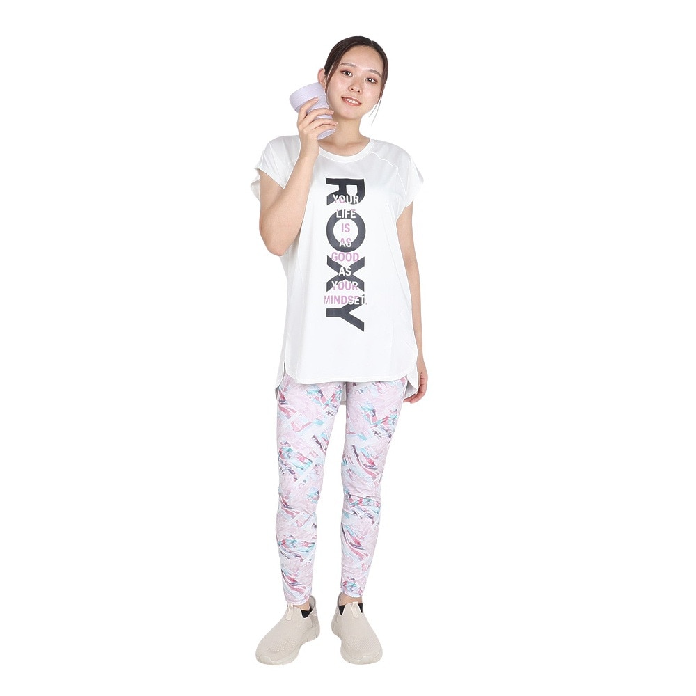 ロキシー（ROXY）（レディース）水陸両用 速乾 UVカットTシャツ AS GOOD AS 24FWRST244531WHT
