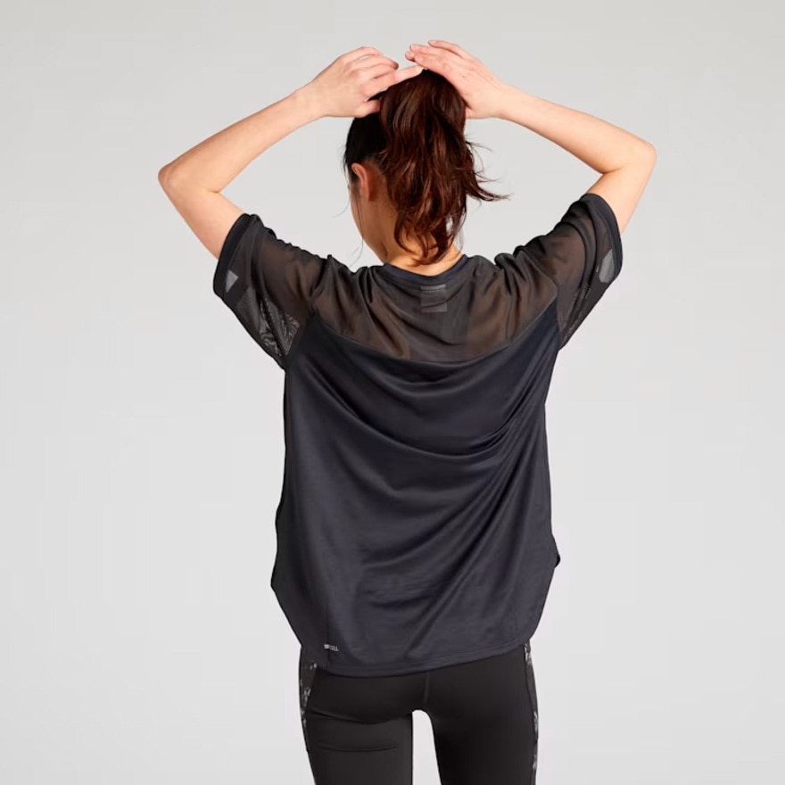 プーマ（PUMA）（レディース）ヨガ スタジオ ベーシック 半袖 Tシャツ 527014 01 BLK
