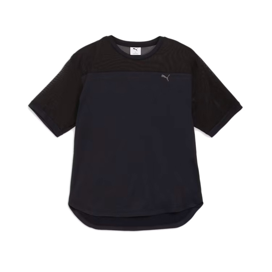 プーマ（PUMA）（レディース）ヨガ スタジオ ベーシック 半袖 Tシャツ 527014 01 BLK