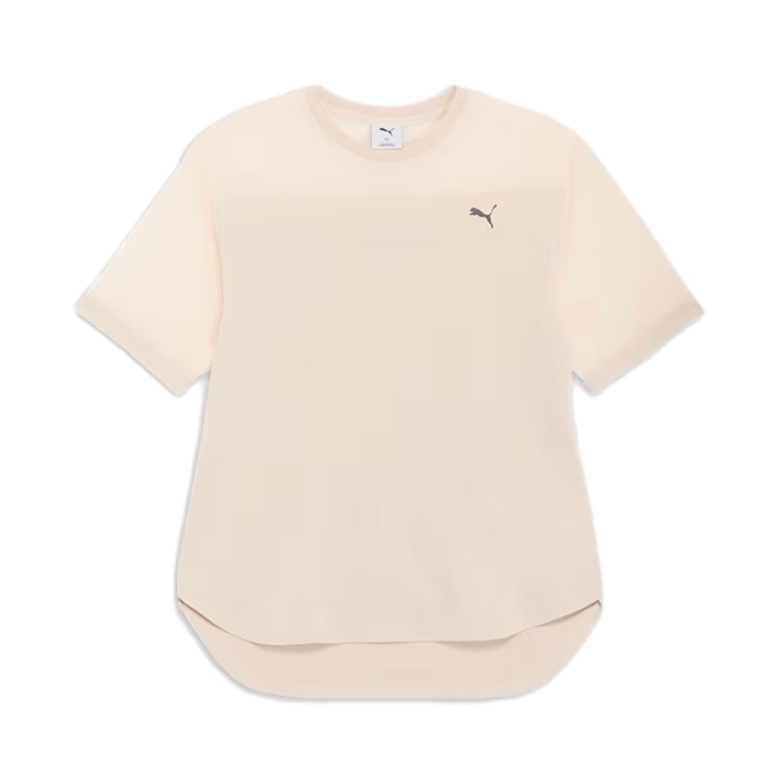 プーマ（PUMA）（レディース）ヨガ スタジオ ベーシック 半袖 Tシャツ 527014 87 BEG
