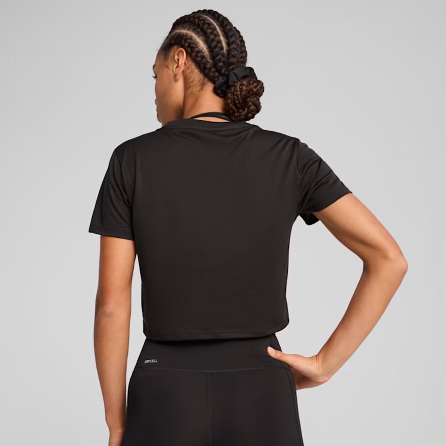 プーマ（PUMA）（レディース）トレーニング TAD エッセンシャル ベビー 半袖 Tシャツ 527329 01 BLK