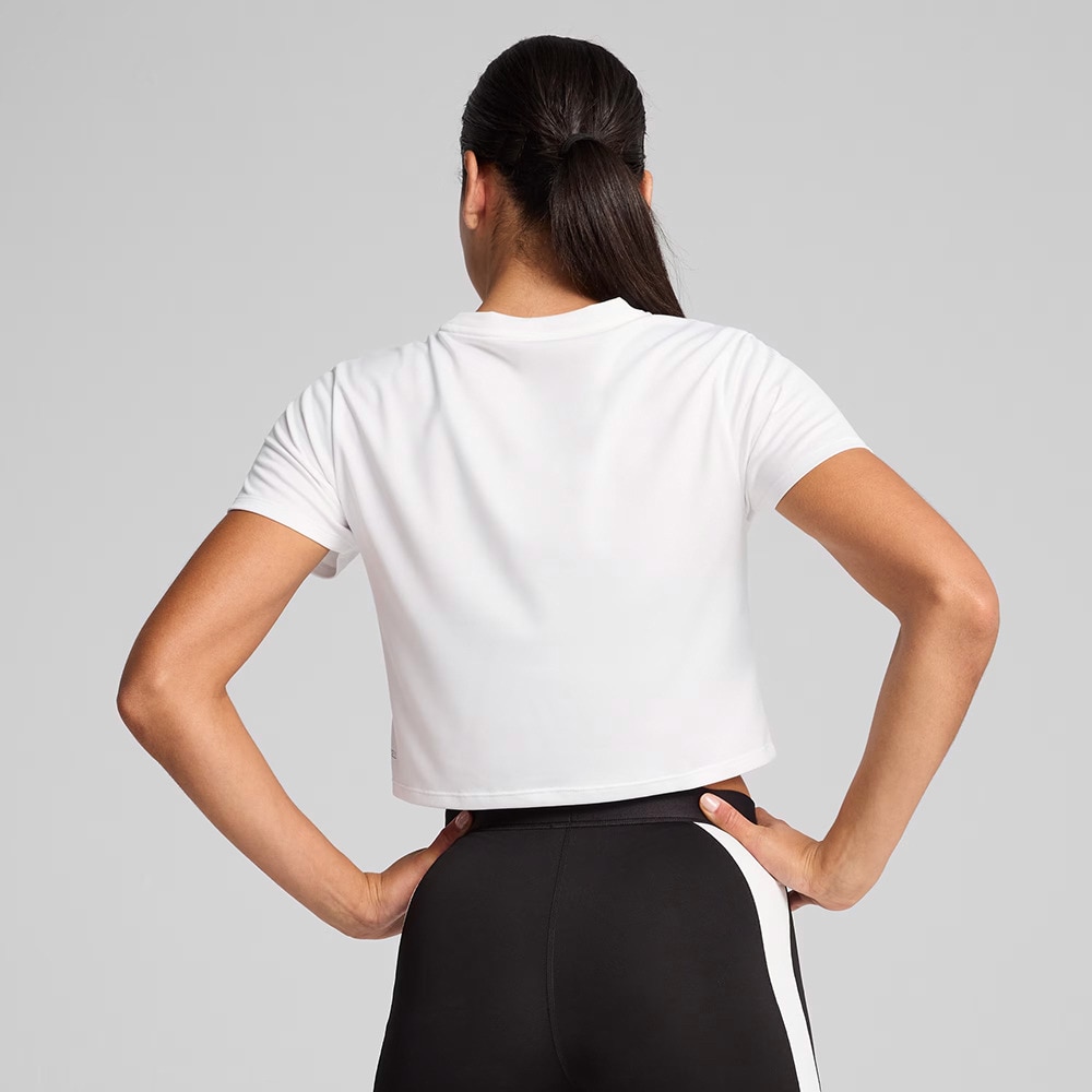 プーマ（PUMA）（レディース）トレーニング TAD エッセンシャル ベビー 半袖 Tシャツ 527329 02 WHT